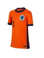 Nederländerna Matthijs de Ligt #3 Replika Hemmakläder Dam EM 2024 Kortärmad